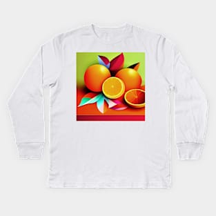 Citrus Celebration Kids Long Sleeve T-Shirt